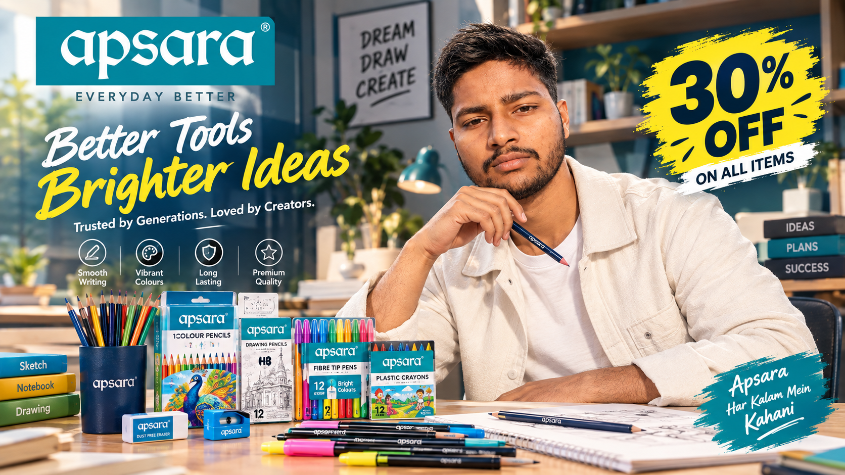 Apsara Stationery - 30% Off on All Items